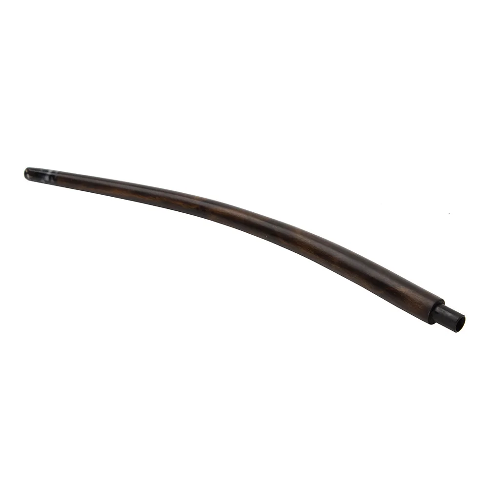 

MUXIANG Solid Wood Churchwarden Pipe Mouthpiece Bent Long Stem 9mm Activate Carbon Filter Smoking Pipe Mouthpiece be0141