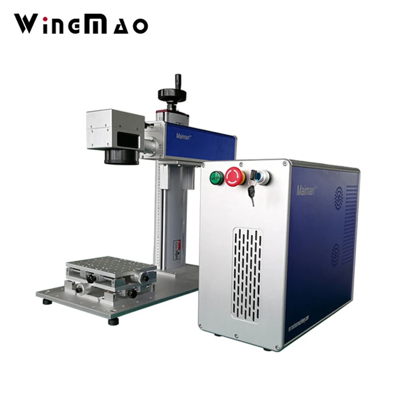 20 Вт волоконно лазерная маркировочная машина светодио дный лампы для