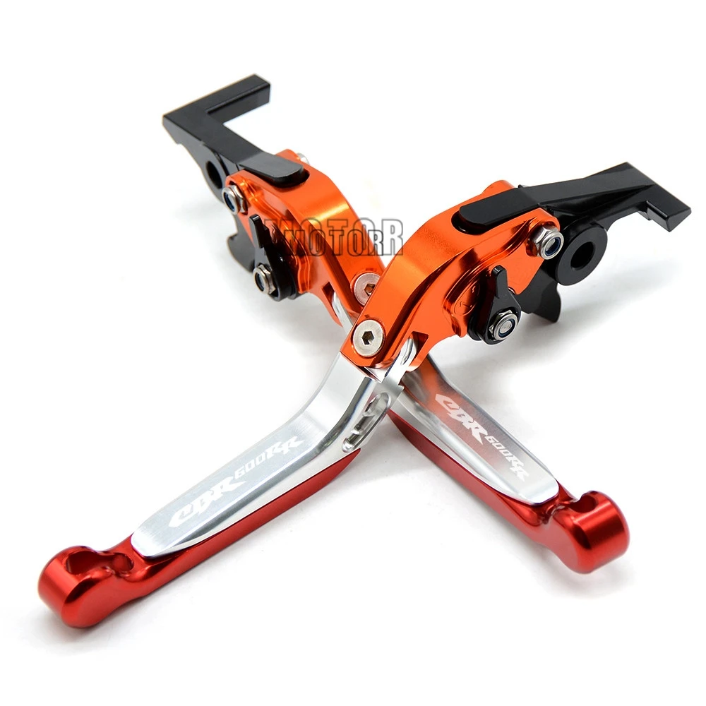 Мотоциклов сцепные рычаги для Honda CBR 600 RR CBR 600 RR CBR 600 RR CBR 600RR 2003-2006 2007- Регулируемый складной рычаги - Цвет: For CBR600RR 07-18