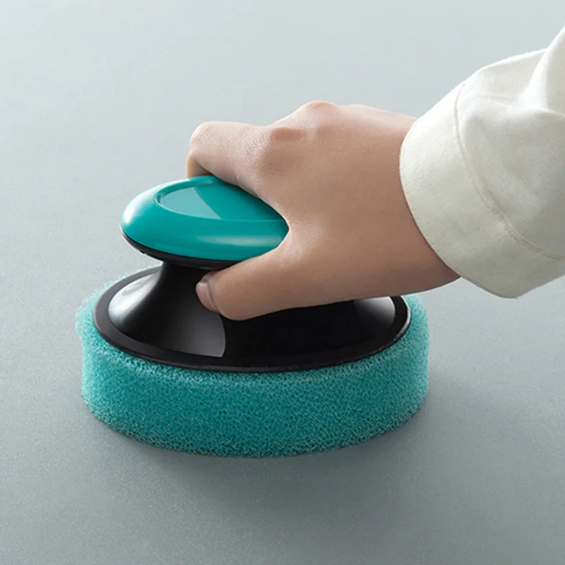 Ванная туалет кухня стеклянная щетка для очистки стен пластиковая ручка губка