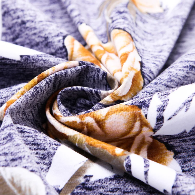 2020 Мужская рубашка с коротким рукавом Гавайские цветы повседневная приталенная