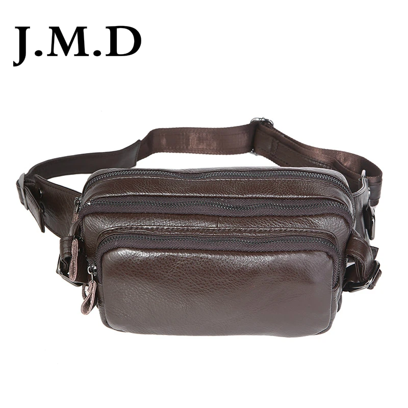J.M.D кофе винтажные кожаные поясные сумки многофункциональная поясная сумка