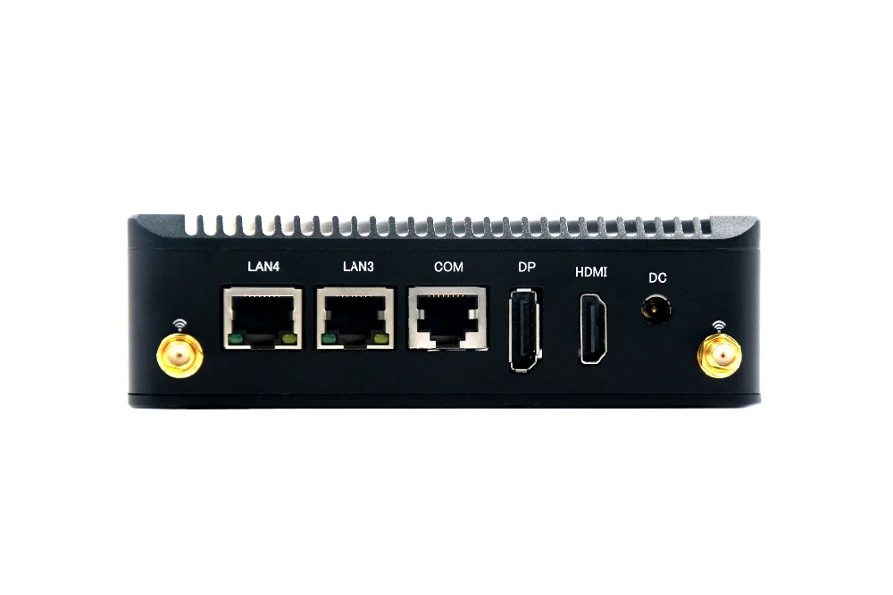 Новинка 2017 безвентиляторный мини ПК Linux четырехъядерный процессор celeron N2806