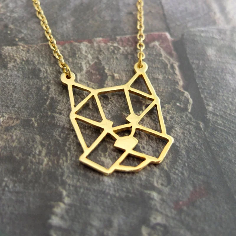 Новое модное Золотое серебряное персонализированное ожерелье для йоркширского