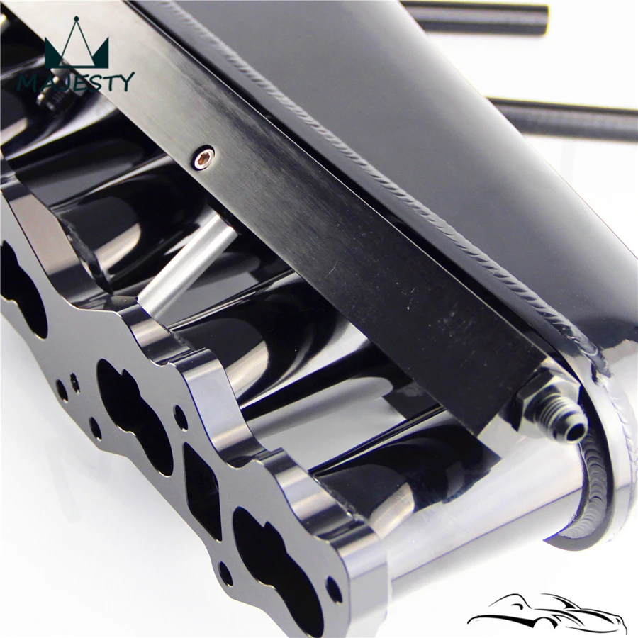 Впускной коллектор w/Топливная рейка + 90 мм дроссельная насадка для Nissan Skyline RB25DET R34