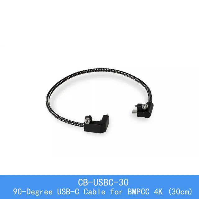 CB-USBC-30 TILTA BMPCC4K CAGE configuator аксессуары кабели 90 градусов USB-C кабель постоянного тока Кабель питания HDMI 90 градусов адаптер кабель питания - Цвет: CB-USBC-30