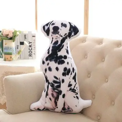 Precio Almohada Dimensional En 3D, Juguete De Felpa Dálmata De 60x35 Cm, Cojín Suave, Cojín Para Regalo De Sofá 0626
