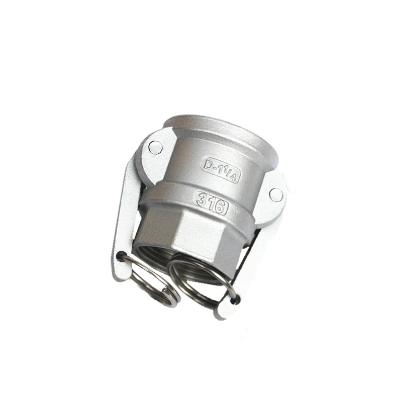 1/2 &quotBSP Женская резьба x 33 мм ID Camlock 304 нержавеющая сталь D Тип гнездо Cam замок штуцер