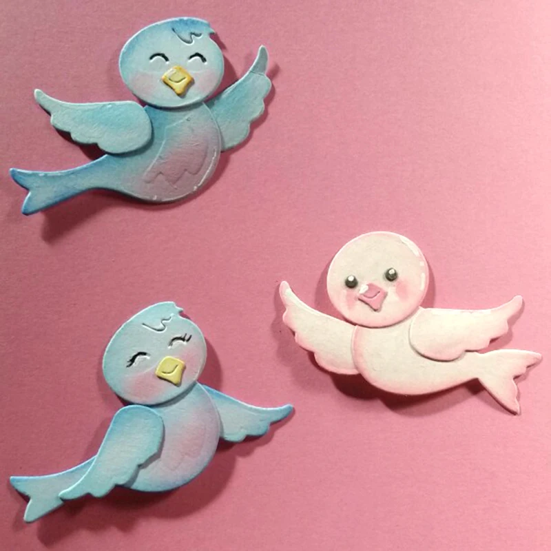 Metal Cutting Dies Puzzle Little bird Die Scrapbooking Embossing Paper Craft Album Cards Punch Art cutter die 2019 | Дом и сад