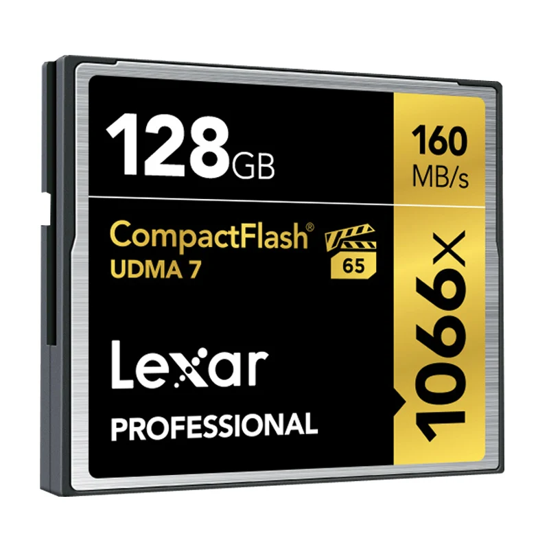 Акция! 32 Гб 64 128 ГБ Lexar профессиональная компактная флеш-карта 160 МБ/с./с CF карта