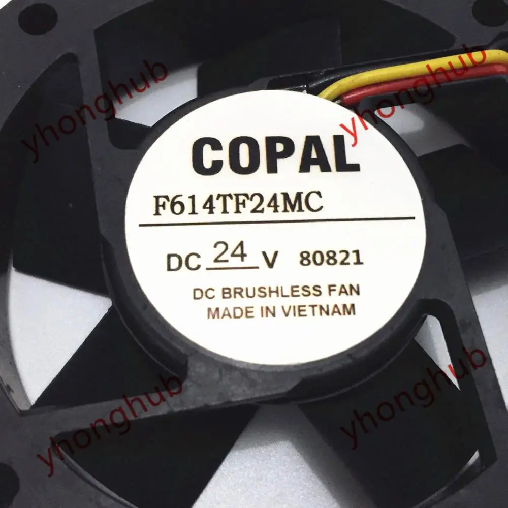 COPAL F614TF24MC DC 24V 60x60x15 мм 3 провода Сервер площади вентилятора | Компьютеры и офис