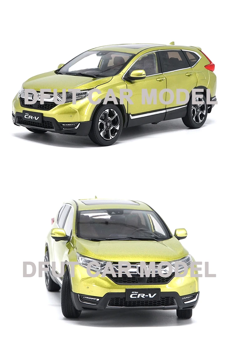 Литая 1:18 игрушка из сплава CRV SUV Honda модель автомобиля Детские Игрушечные Машинки оригинальные авторизованные подлинные детские игрушки