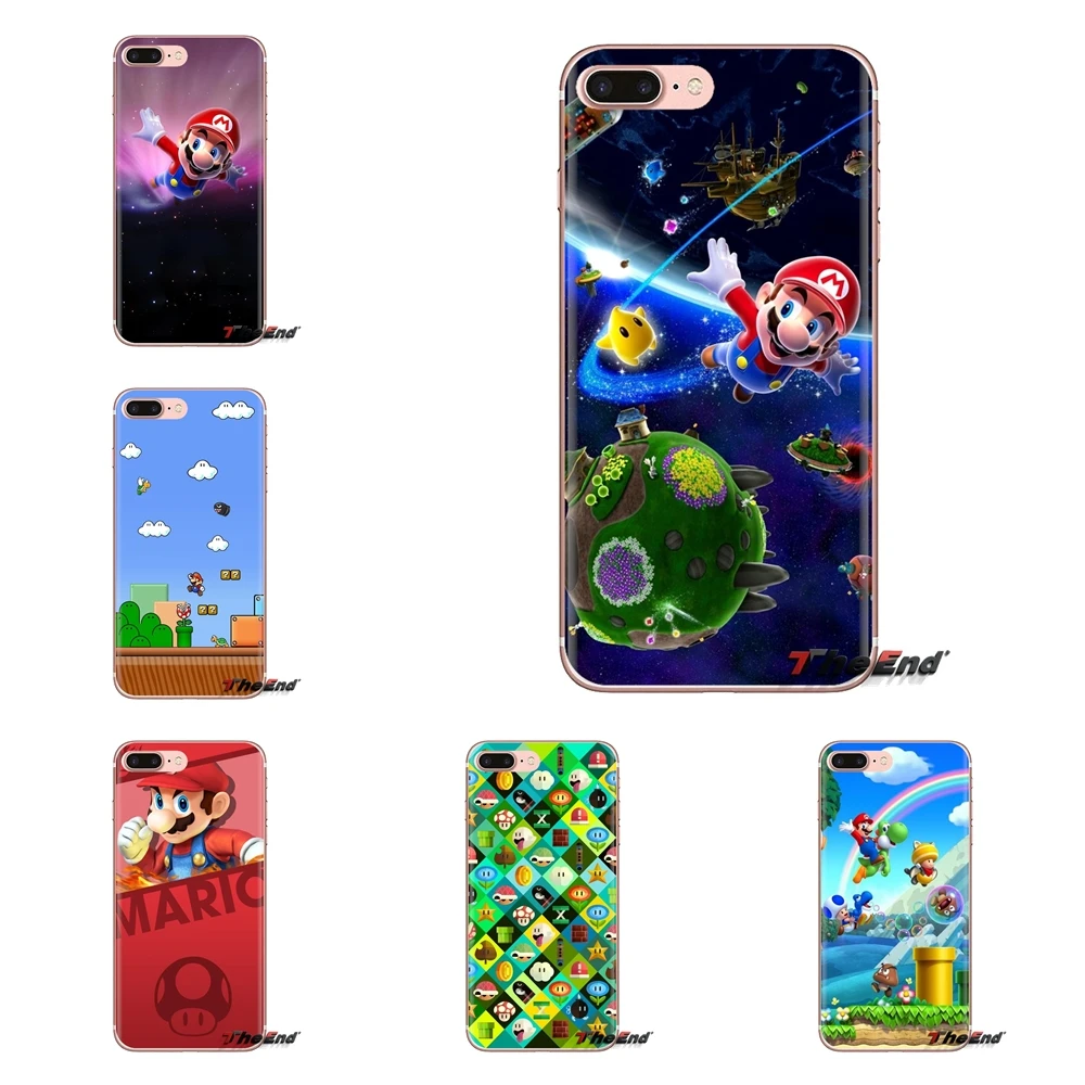 Супер Марио 3D обои для телефона мягкие прозрачные чехлы iPod Touch Apple iPhone 4 4S 5 5S SE 5C 6 6S 7