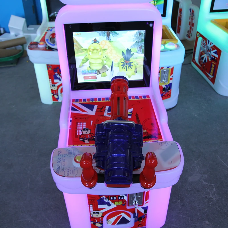 Игровой автомат с монетами для стрельбы оборудование симулятор детей