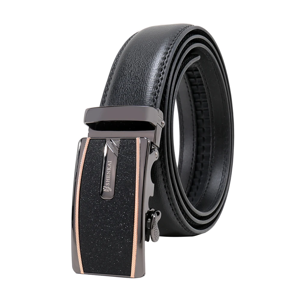 Мужская Кожа Ratchet Ремень Слайд Автоматические Ремни Пряжки Для Мужчин Корова