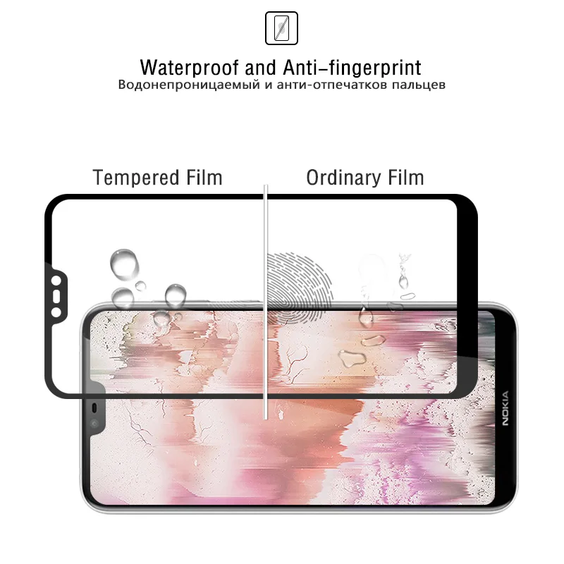 Взрывозащищенное Закаленное стекло для Nokia X6 жесткая Защитная стеклянная пленка