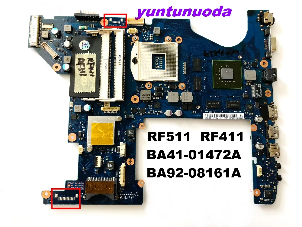 

Original for SAMSUNGN RF511 RF411 motherboard BA41-01472A BA92-08161A tested good free shipping connectors