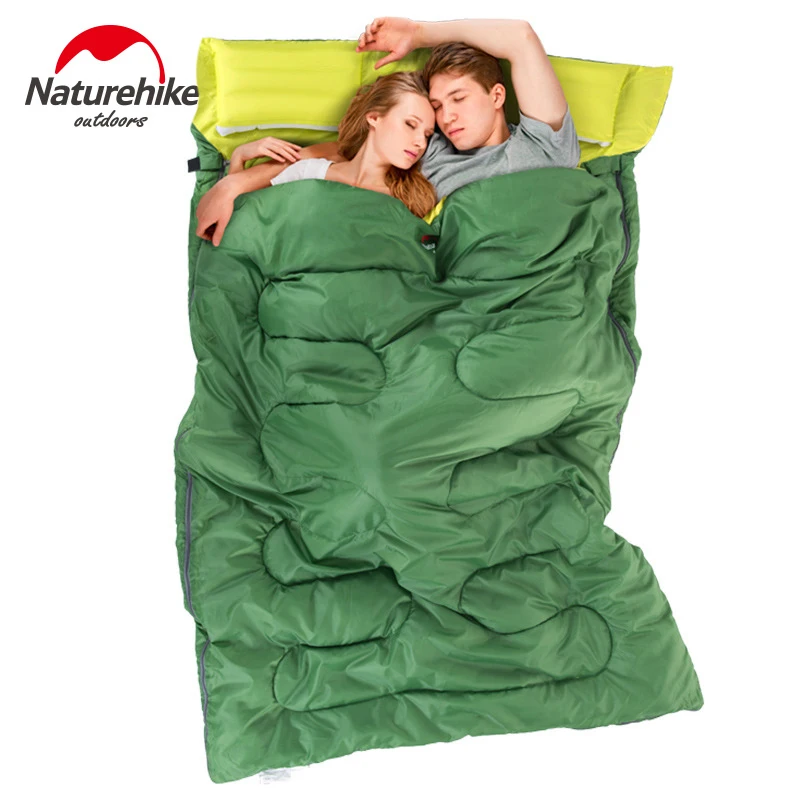 Naturehike 2 15 м * 1 45 наружный двойной спальный мешок конверт весна и осень Кемпинг