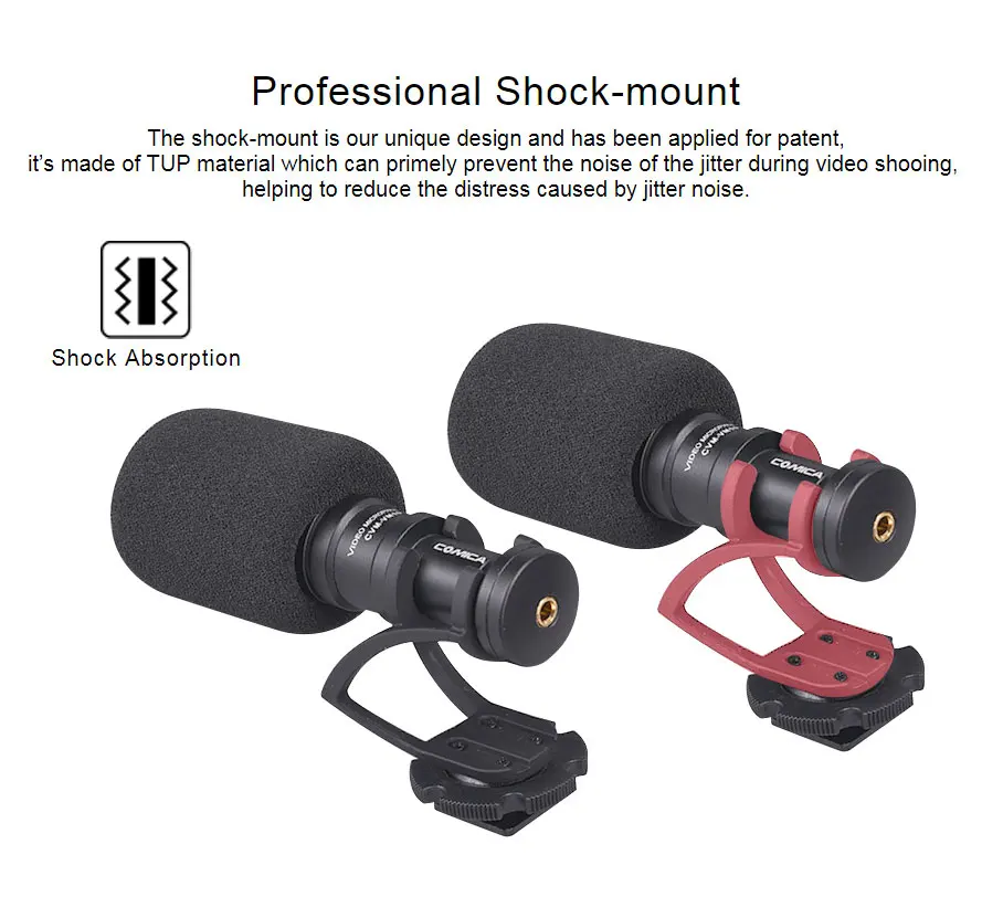 Comica CVM-VM10II VM10 II конденсаторный микрофон видео микрофон универсальный для DJI OSMO GoPro смартфон беззеркальная камера микрофон