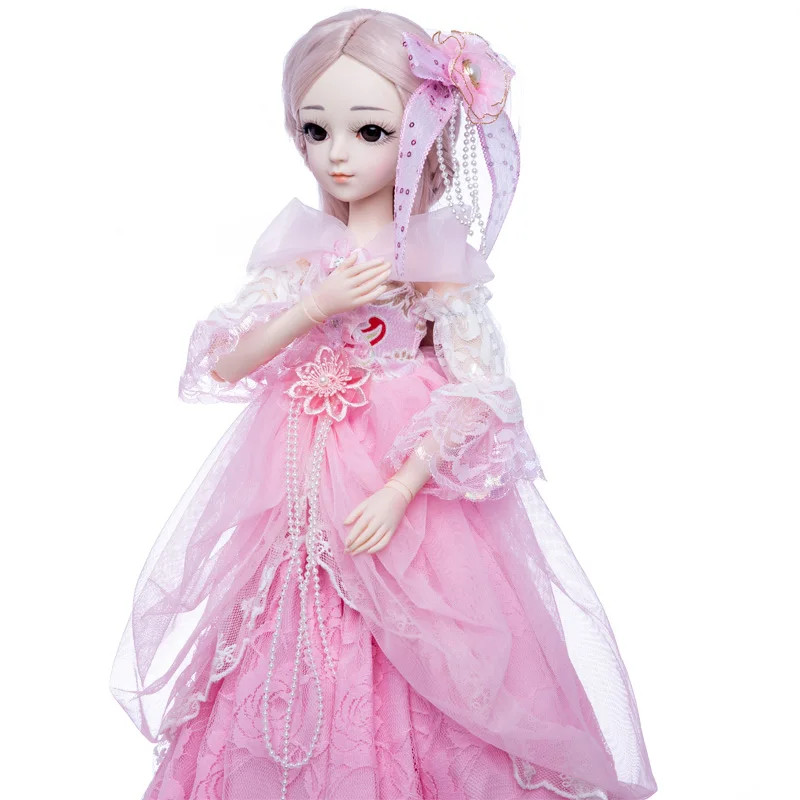 Принцесса Анна 1/3 60 см BJD кукла Сделай Сам модная парик одеваемая Кукла девочка