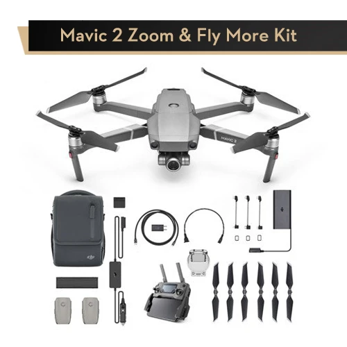 Fly More Kit Zoom DJI Mavic Pro 2 зум Долли зум Камера Дрон 48MP 2X оптический зум гиперлапс RC Вертолет FPV Квадрокоптер - Цвет: Fly More Kit Zoom