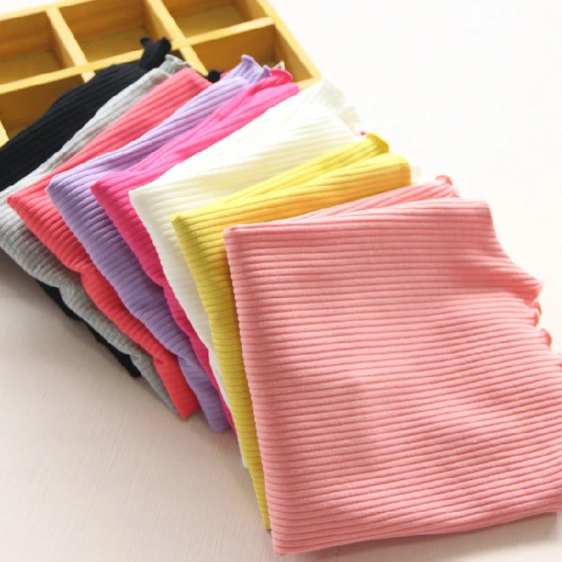 Spring Autumn Girls Basic Clothes Baby Sweaters Solid Color Knitted Pullovers Tops Long Sleeve Ruffles Thin Cotton Sweater | Мать и