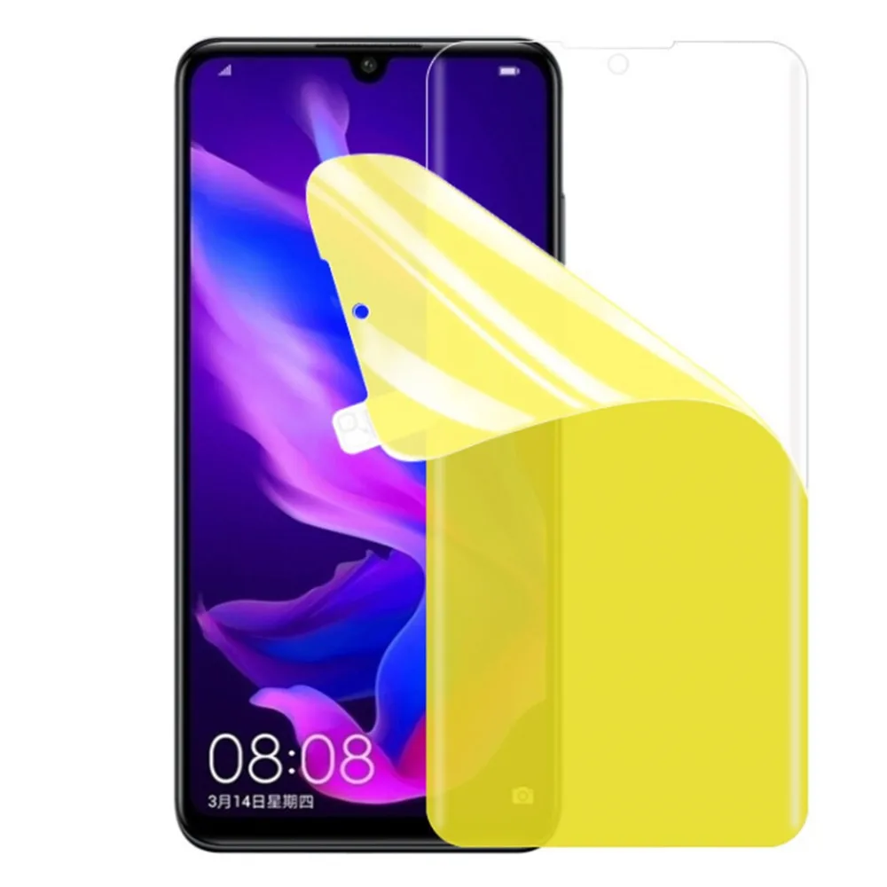 6D полное покрытие Nano пленка A20 Защитная для экрана Samsung Galaxy A30 A50 M10 M20 M30 передний