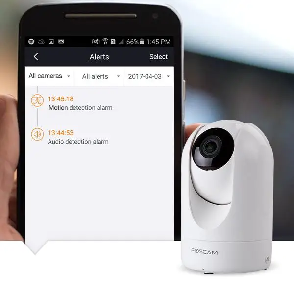 Foscam R4 1440P 4MP ультра-HD Беспроводная P2P камера видеонаблюдения с 26 футов ночного видения wifi IP камера