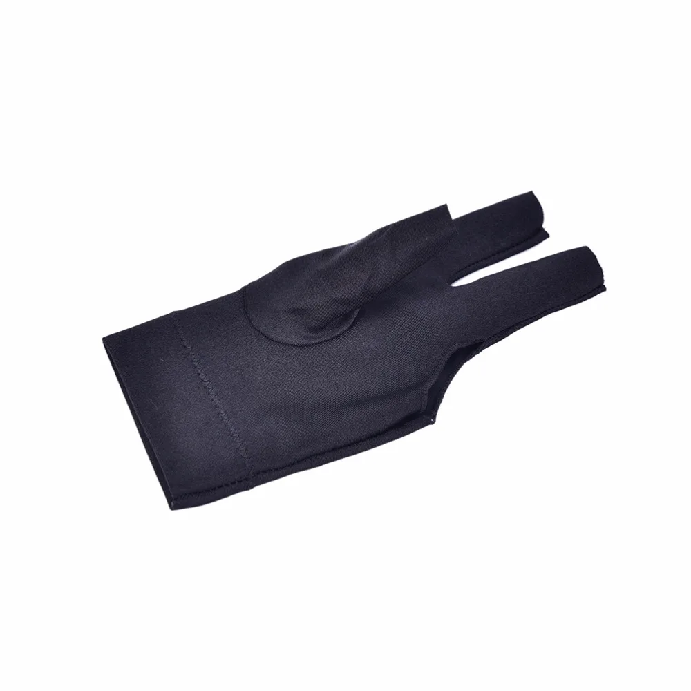 1 шт. спандекс кий для снукера игры в бассейн перчатки с левой рукой тремя