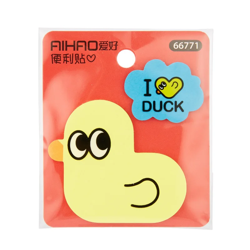 36 шт./лот блокнот с изображением утки из мультфильма милый клейкий маркер дневник
