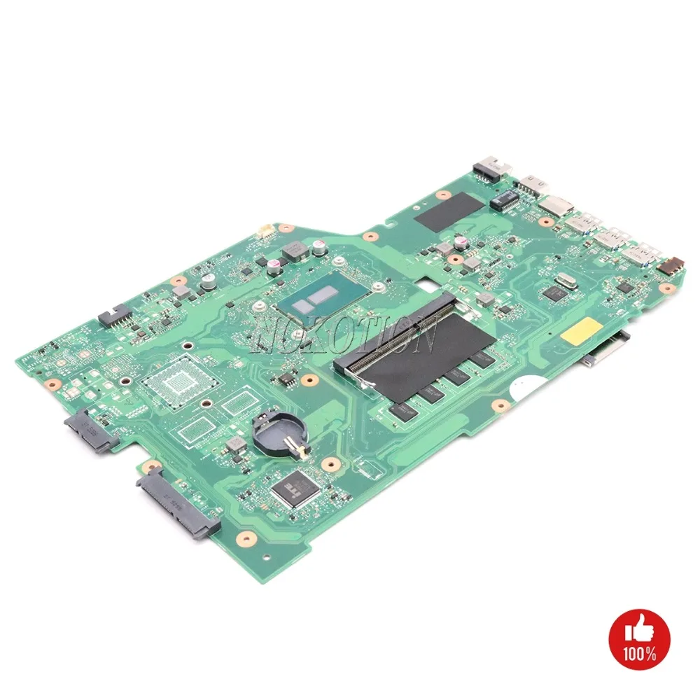 NOKOTION 60NB04P0 MB1M20 для asus X751LD X751L K751L K751LN X751LK материнская плата ноутбука REV 2 5 SR244 I3 5005U CPU
