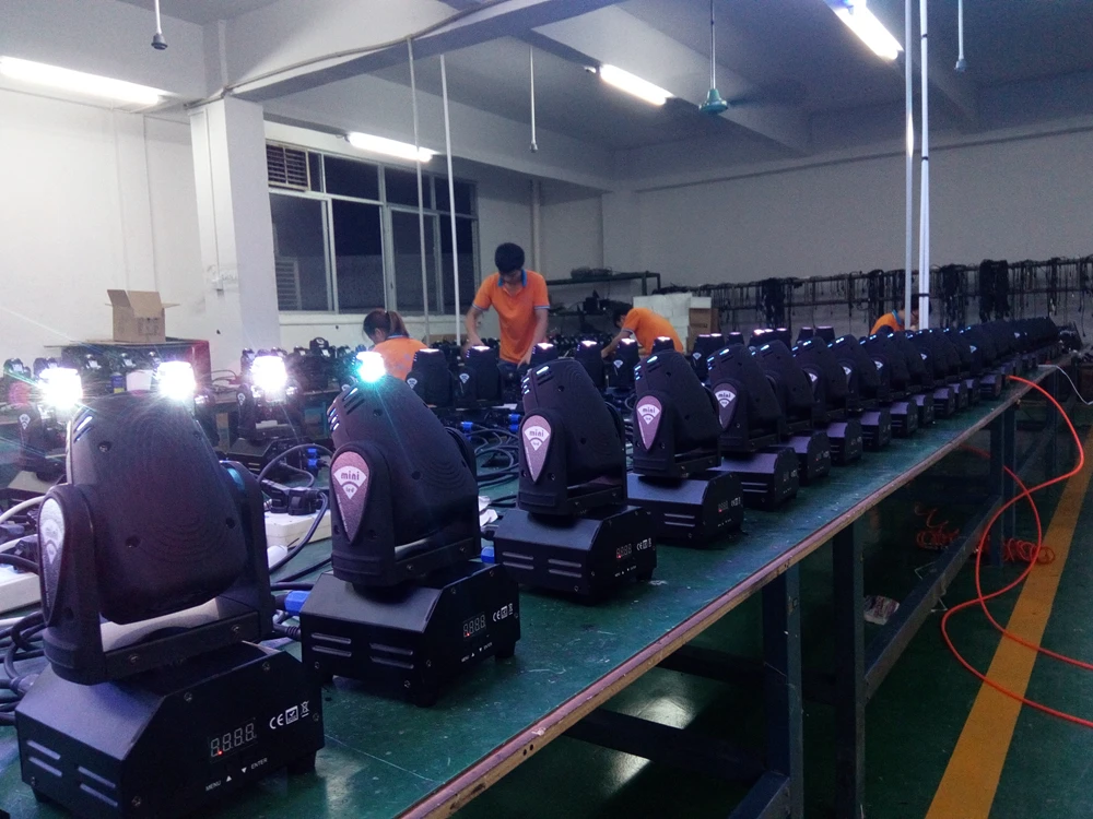 Мини-светодиодный просветильник Тор с подвижной головкой 15 Вт 110-240 В DMX 9/16 каналов