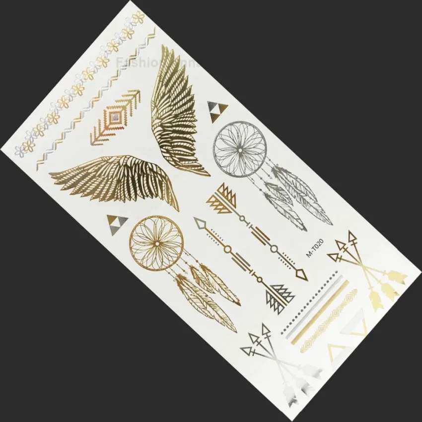 Одна штука тело краска макияж золото татуировка вспышка тату временная металлическая татуировка бронзатор макияж для лица.