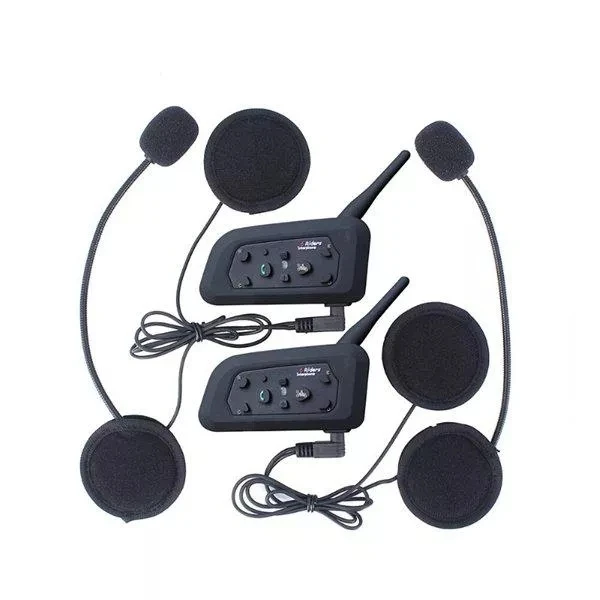 2 шт. V6 600 м мотоцикл шлем Беспроводная Bluetooth Динамик интеркомуникатор 850 мА/ч 6