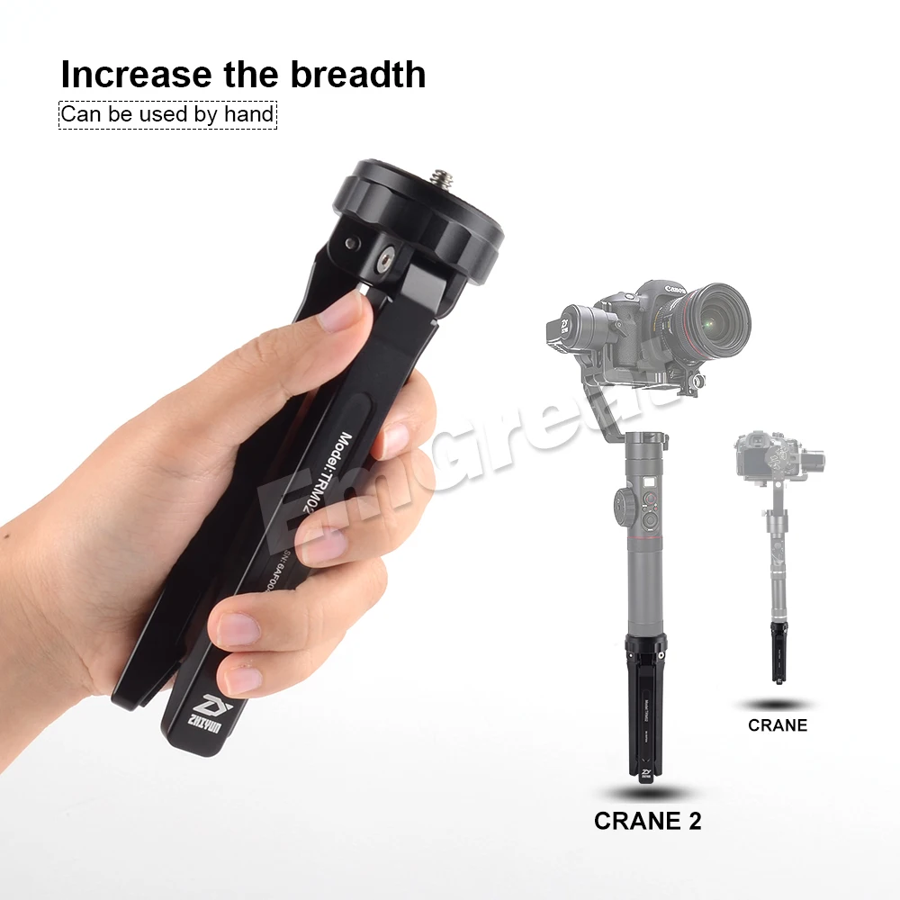 Zhiyun Алюминиевый мини настольный штатив 1/4 винт для Zhiyun Smooth 3 Smooth Q Crane-M Crane V2 Crane 2 MOZA Air MOZA мини-камера