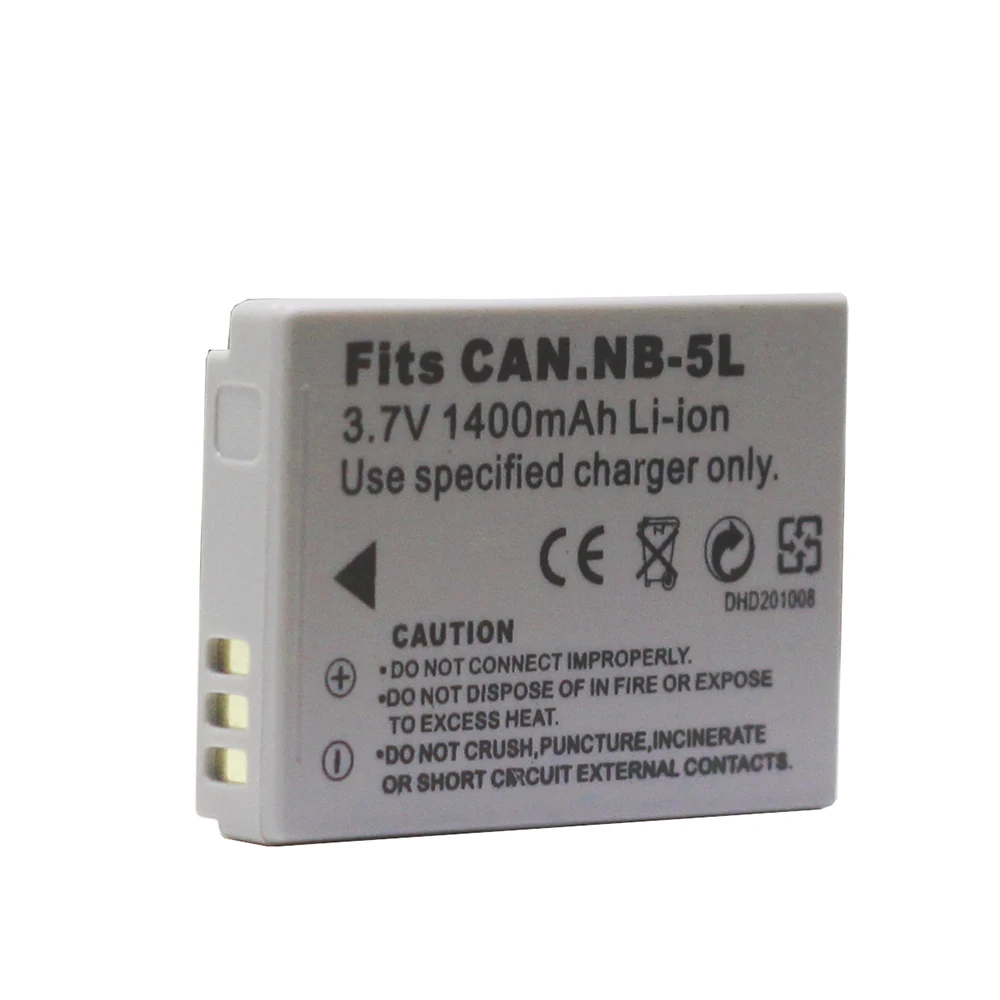 1 шт. 1400 мАч NB 5L NB5L батарея для камеры Canon S110 SX200 SX210 SX220 SX230 IS HS IXUS 850 870 800 860 990 SD 950