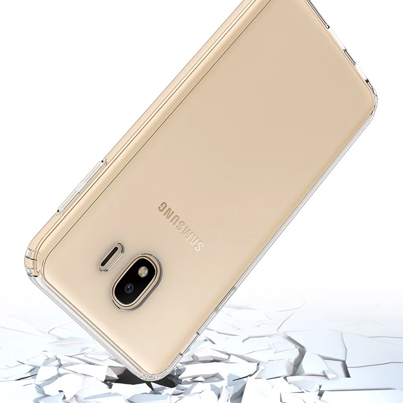 KaiNuEn luxury Transparent phone etui coque cover case for samsung galaxy j6 2018 j 6 j600f j600 silicone silicon back TPU Soft |