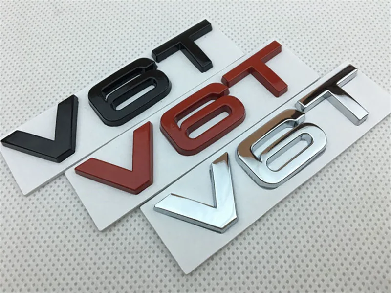 DIY 3D Автомобильная наклейка V6T V8T эмблема значок задний хвост багажник боковая