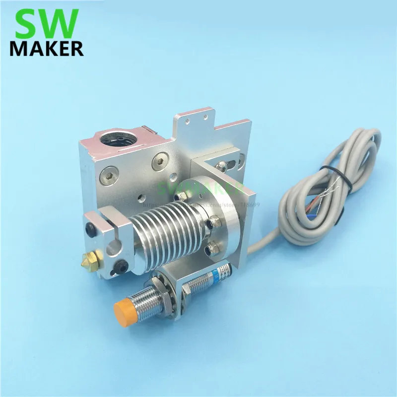 Reprap prusa i3 V6 Bowden X каретка с креплением + комплект hotend индуктивным датчиком