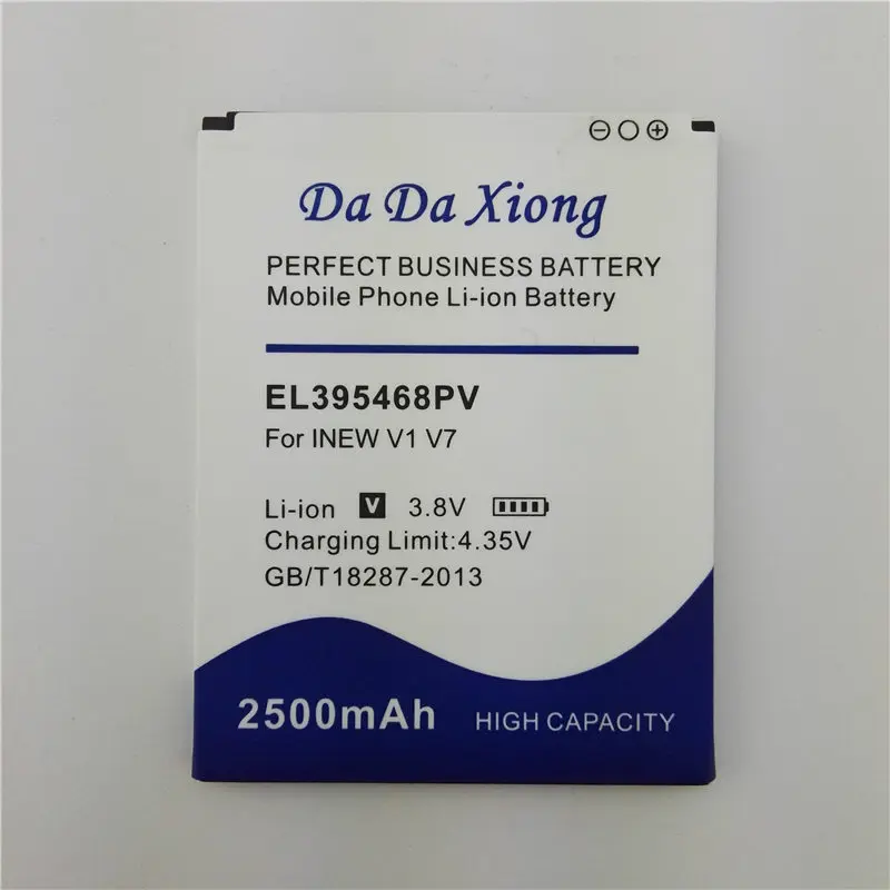 Горячая 2500mAh EL395468PV батарея для Inew V1 V7 Замена батареи мобильного телефона