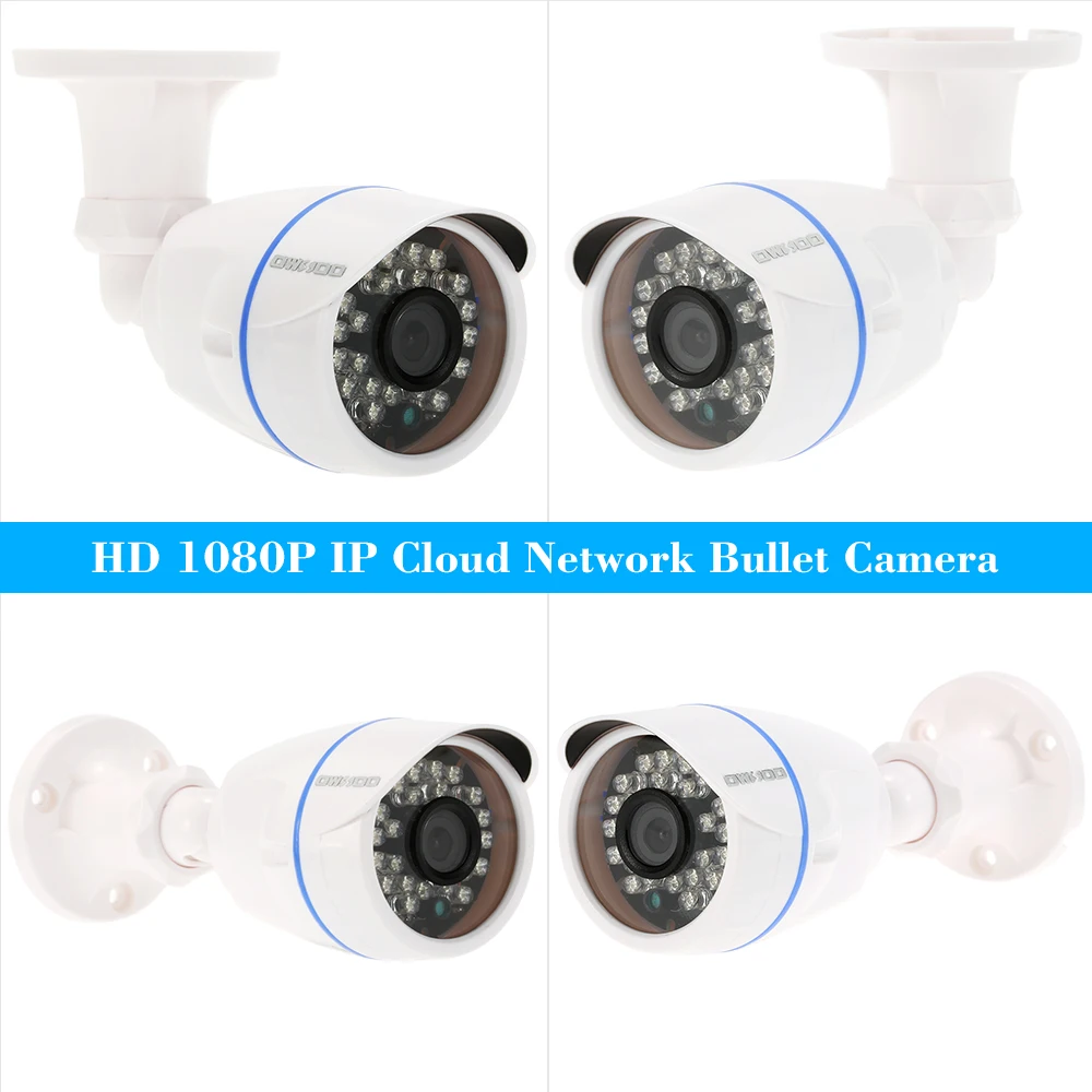 OWSOO HD 1080P IP камера 2MP видеонаблюдения сетевая цилиндрическая водонепроницаемая 24