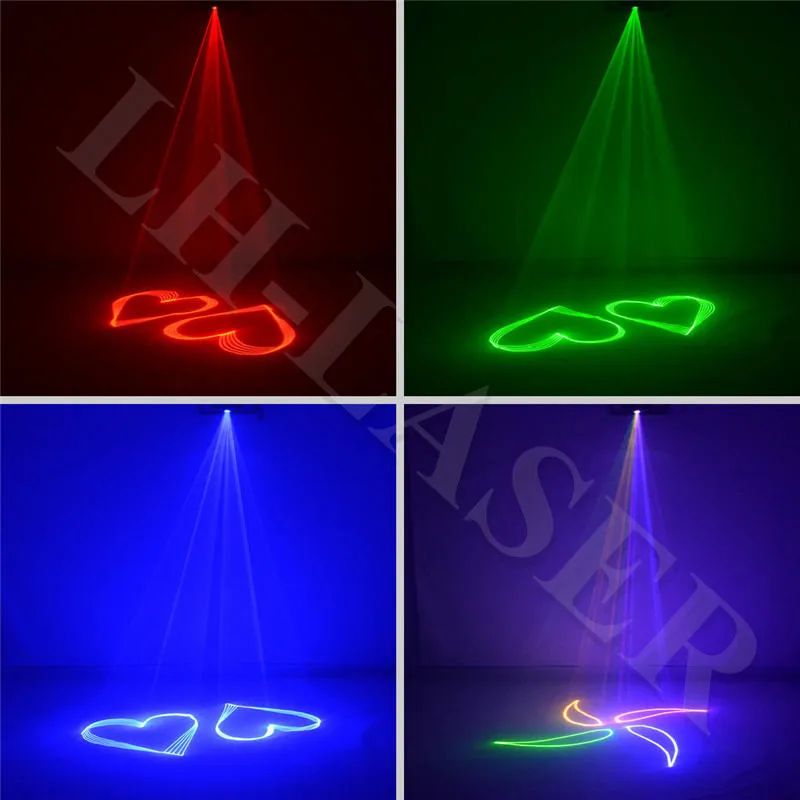 1000wm RGB Анимация лазерное приложение Bluetooth Edit Effect DMX Свадебная вечеринка
