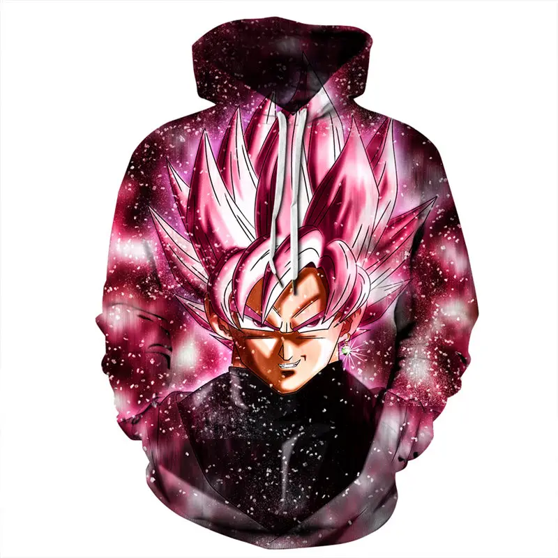SOSHIRL 2018 новые японские Аниме толстовки 3d крутая спортивная одежда Goku 90 х комикс
