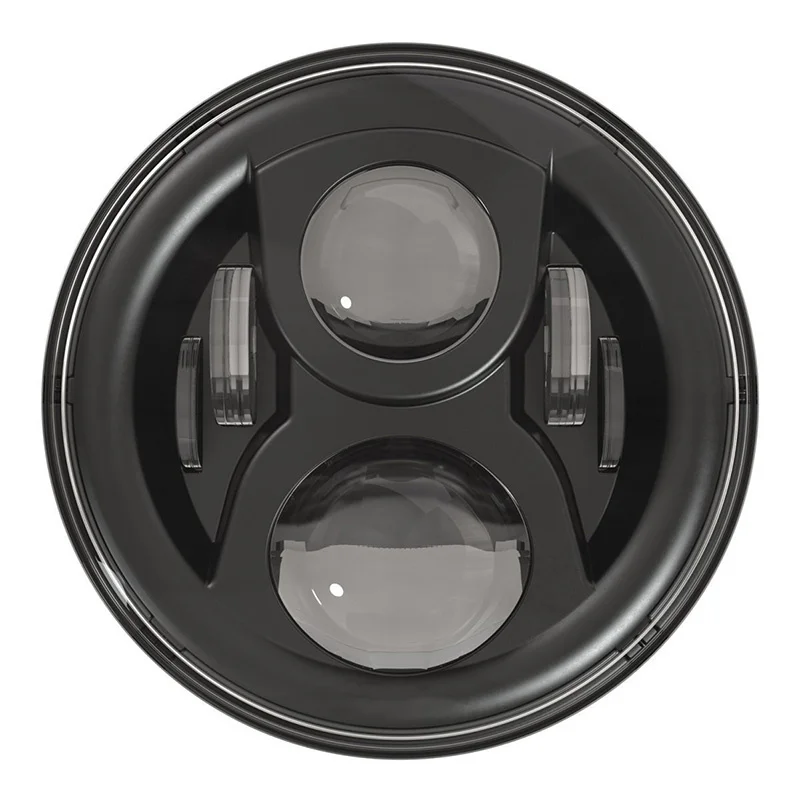 

FADUIES 7-дюймовая черная светодиодная фара для Harley-мотоциклетного тура, FLD, Satail Heritage, Street Glide, Road King