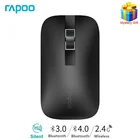 Мышь беспроводная Rapoo M550, бесшумная, 1300DPI, Bluetooth, для планшета, ноутбука, телефона