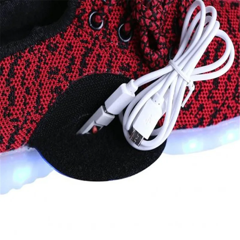 Светодиодный красный USB светильник для мужчин и женщин повседневная спортивная