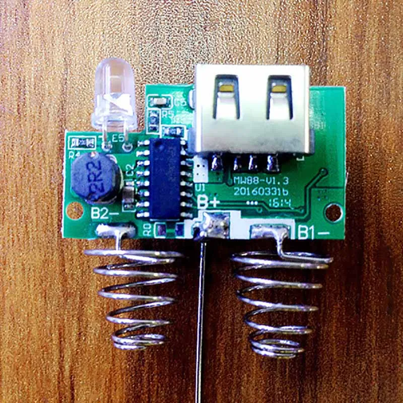 Чехол со светодиодной подсветкой для внешнего аккумулятора 5 В 2 А USB порты
