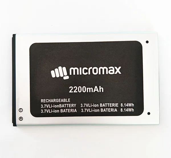 Новый высококачественный аккумулятор 3 7 в 2200 мАч для смартфона Micromax Q354 ACBIR22M03 |