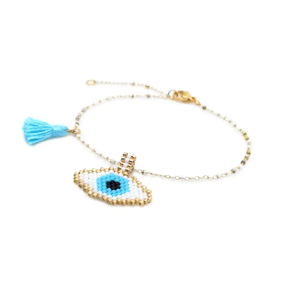 Go2boho Perles MIYUKI, женский браслет, на удачу, турецкий, золотой, сглаза, браслет, новинка, ювелирные изделия, Миюки, цепочка, Pulseiras, подарок ручной работы