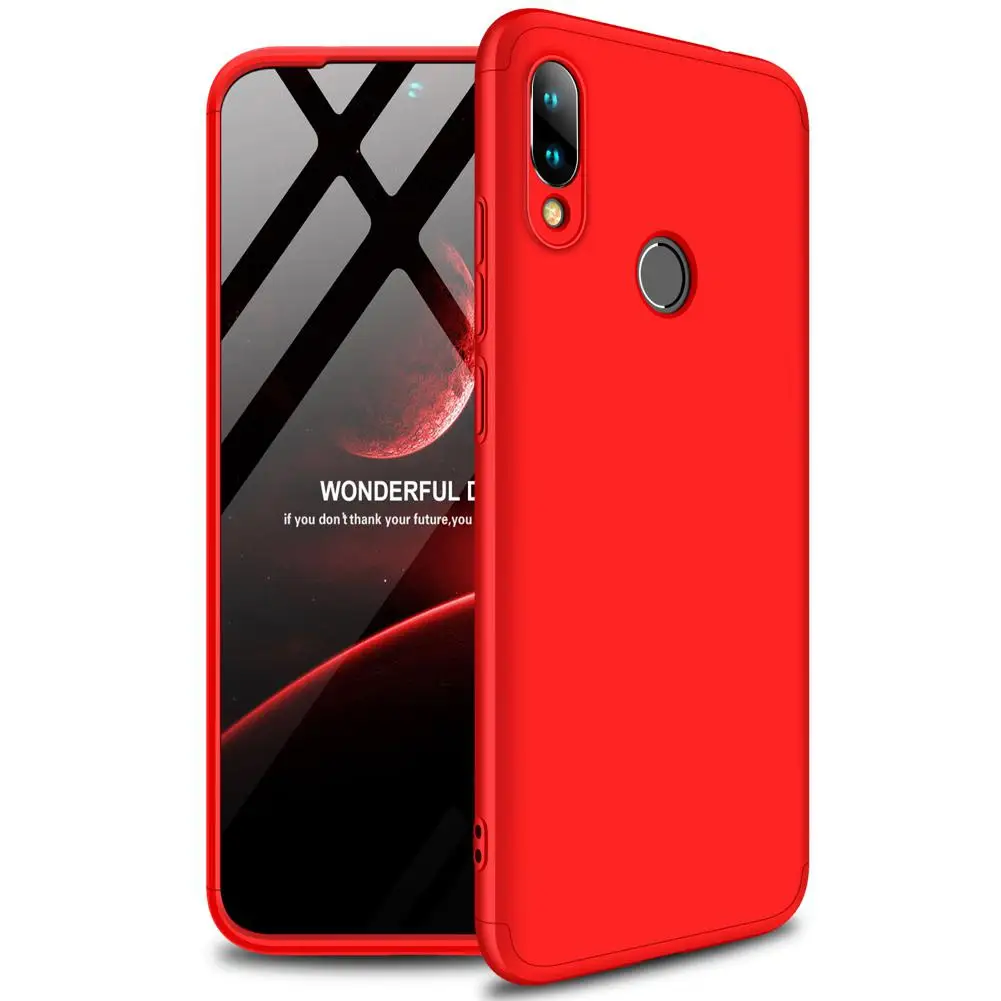 TWISTER.CK для Redmi 7 Ультратонкий ПК задняя крышка нескользящий ударопрочный 360